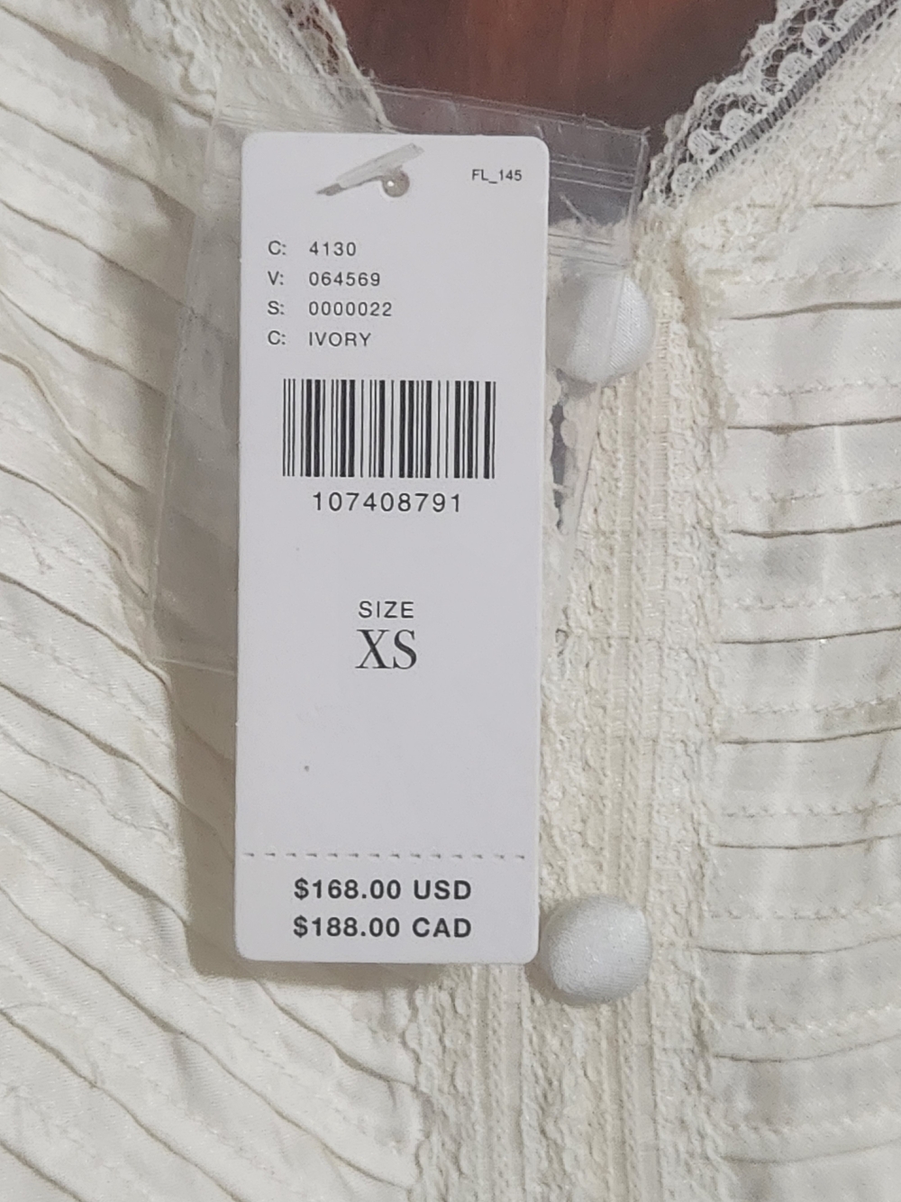 NWT Anthropologie Lacey Satin Slip Dress Ivory XS - SOLD OUT - Picture 2 of 10